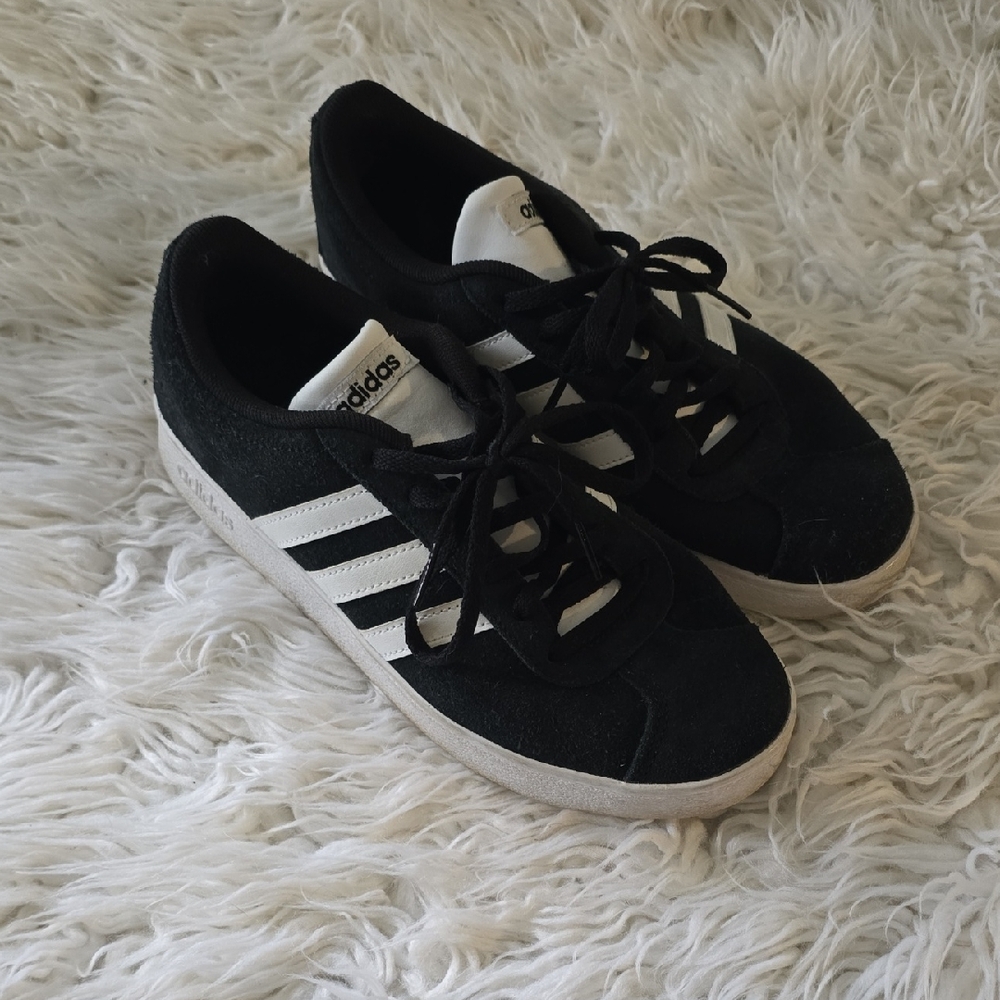 Adidas Classic Black and White Trainers